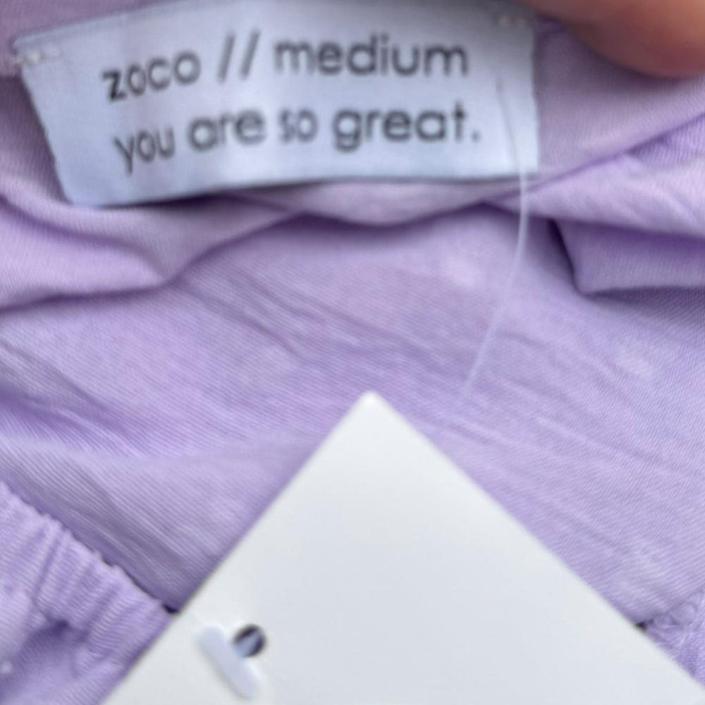 NWT Zoco Lavender Daymaker Dress Boho Maxi Cottagecore Feminine Flowy Chic Tiers - Picture 5 of 15